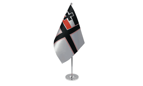 German Imperial (WWI no Crest) Satin Table Flag